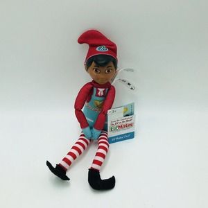 Elf Mates Chef Red African American Elf on The Shelf Christmas Doll Plush NWT
